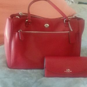 Coach Bag and Matching Wallet